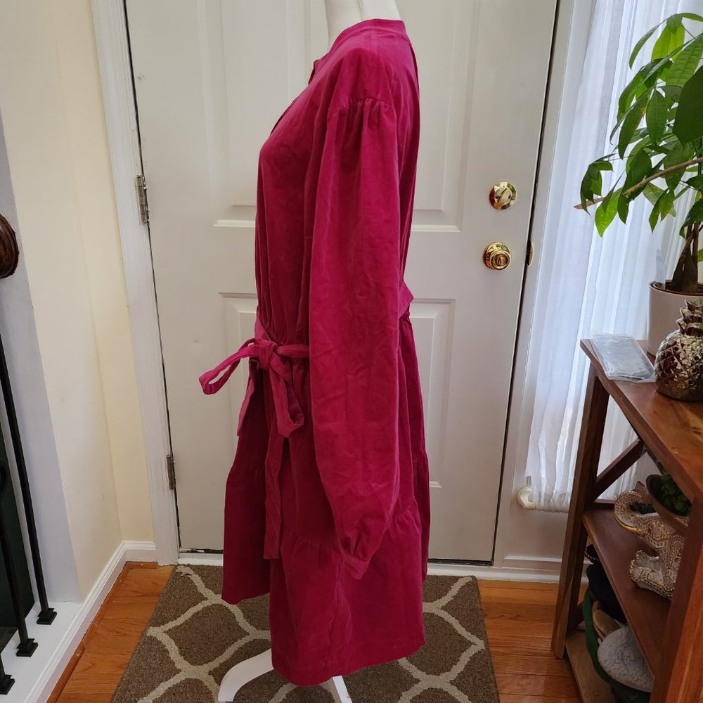 NWT Draper James RSVP Long Sleeve Corduroy Dress Size 3X - Picture 4 of 11